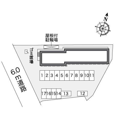 【区画図】 | レオパレスボムール | 大竹　岩国　家具　家電　社宅　マンスリー
