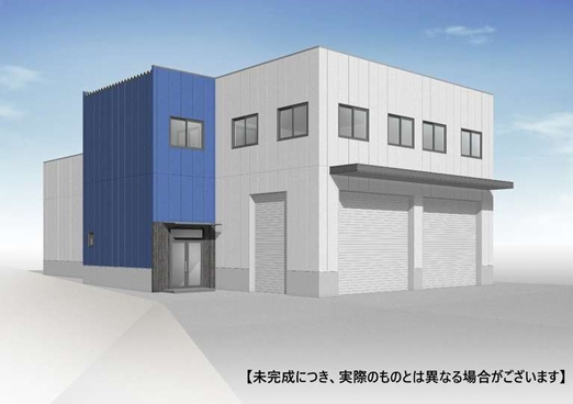小野原東１丁目倉庫の外観|未完成のためイメージです