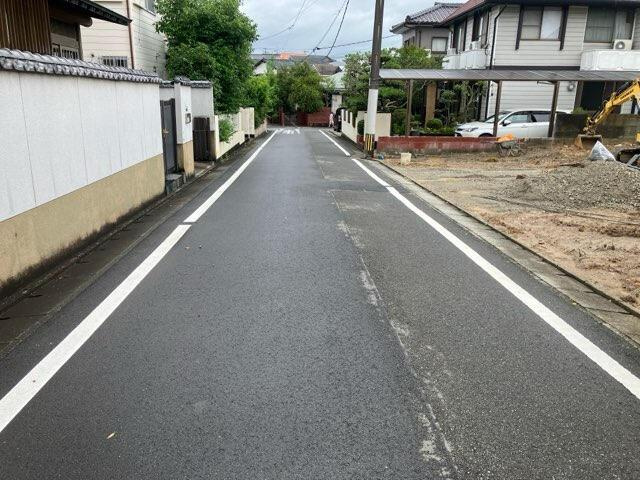糟屋郡篠栗町和田４丁目の新築一戸建の前面道路含む現地写真|現地写真 