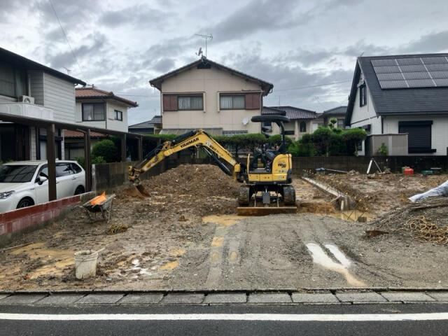 糟屋郡篠栗町和田４丁目の新築一戸建の駐車場|現地写真 