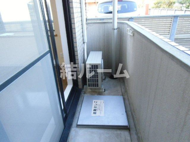 板橋区赤塚４丁目の賃貸マンションのバルコニー|別号室参考写真