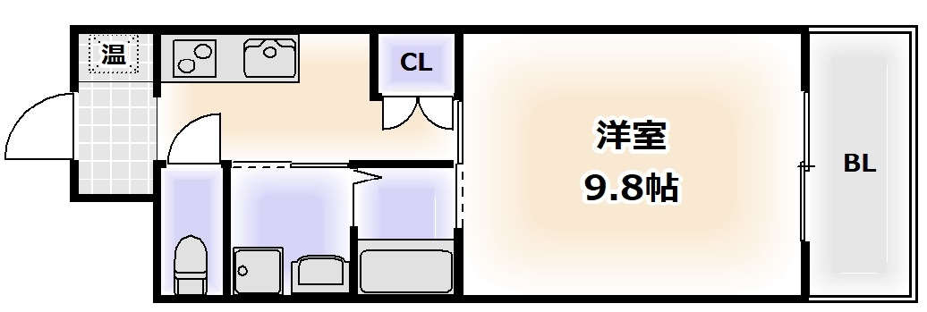 イセハイツの間取り