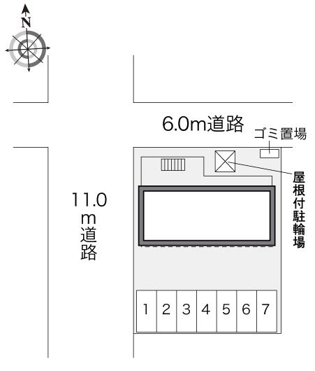 レオパレスＨ＆Ｍの区画図|新潟　柏崎　家具　家電　社宅　マンスリー