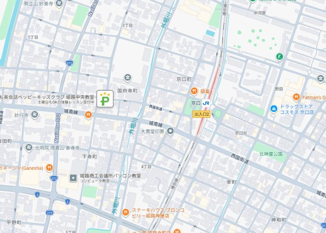 エンブレイス姫路下寺町　2階の地図