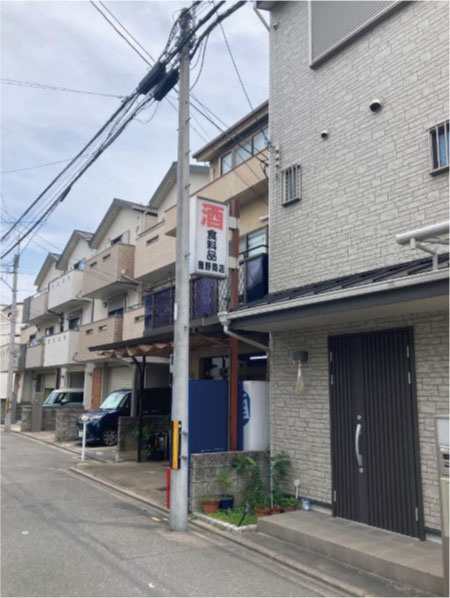 壬生高樋町の前面道路含む現地写真