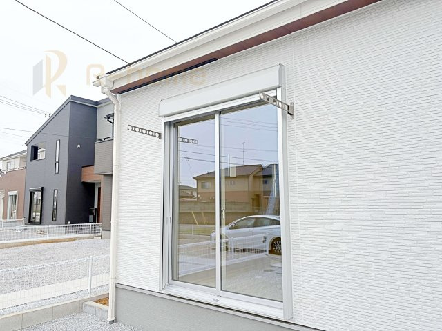 下妻市下妻丙　新築戸建て　4号棟のその他|日当たりの良い物干しスペース！洗濯物がよく乾きます♪