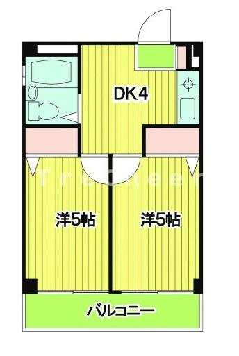 コンチネンタルハイツ富士見台の間取り