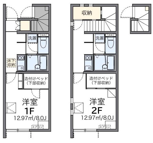 レオネクスト大輝の間取り|新潟　柏崎　家具　家電　社宅　マンスリー
