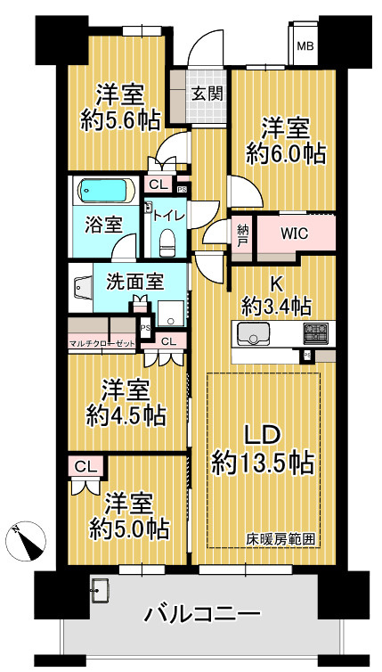 グランフォーリア安城の間取り