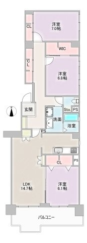パークシティ鳥見A棟の間取り
