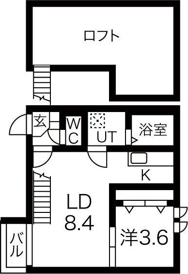 Ampio高畑の間取り