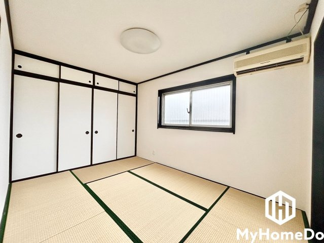 永森マンションの和室|玄関からリビングを通ることなく和室に入ることができるので、客間としても使うことができます。