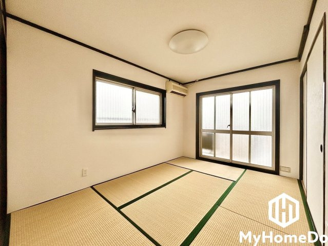 永森マンションの和室|バルコニーにつながるお部屋で、通風・陽当たり良好。
