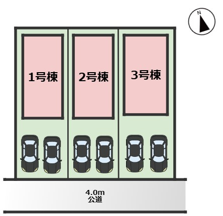 Re・Terrechez南区楠町1期｜名古屋市の戸建ならホームアップの区画図