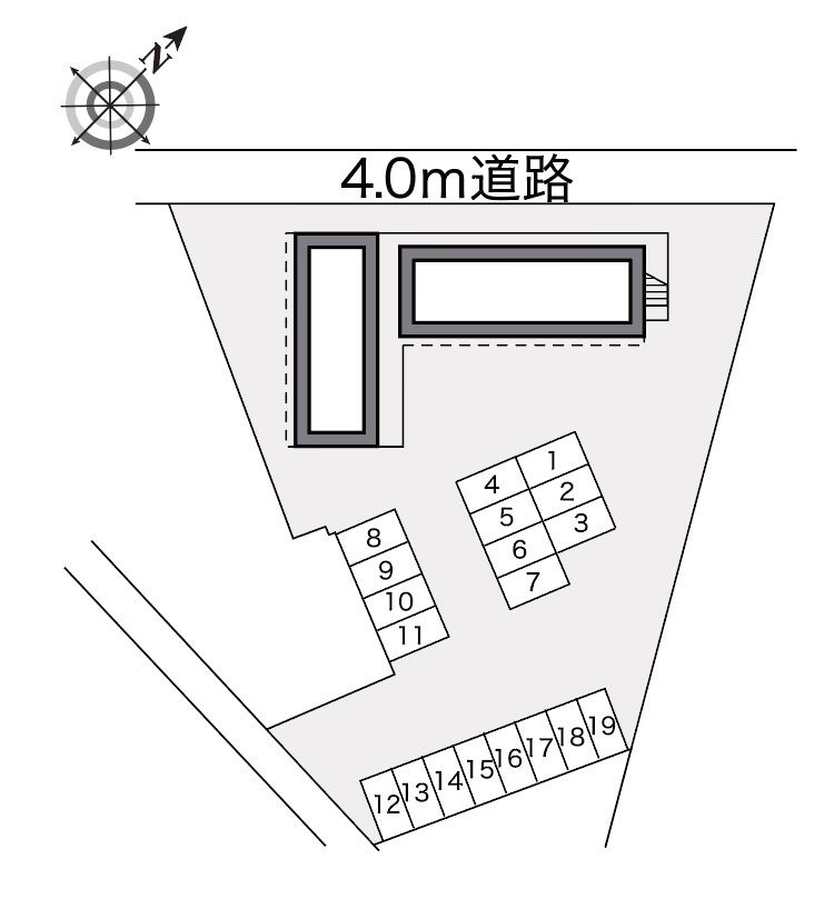 レオパレスＲＩＶＥＲの区画図|新潟　柏崎　家具　家電　社宅　マンスリー
