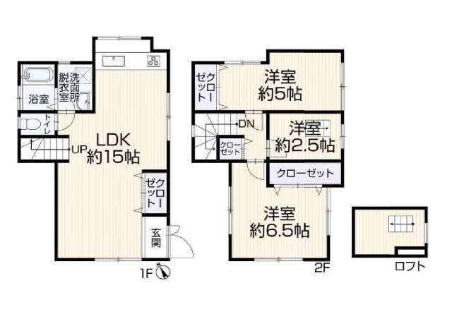【間取り】 | グリーンライン「高田」中古戸建