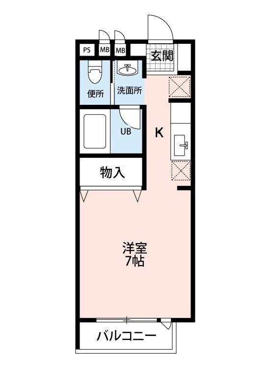 ラフィーネの間取り