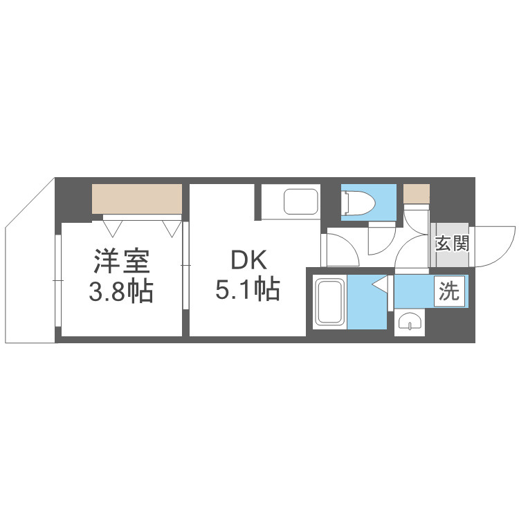 ARCA九条の間取り