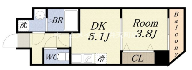 【間取り】 | ARCA九条