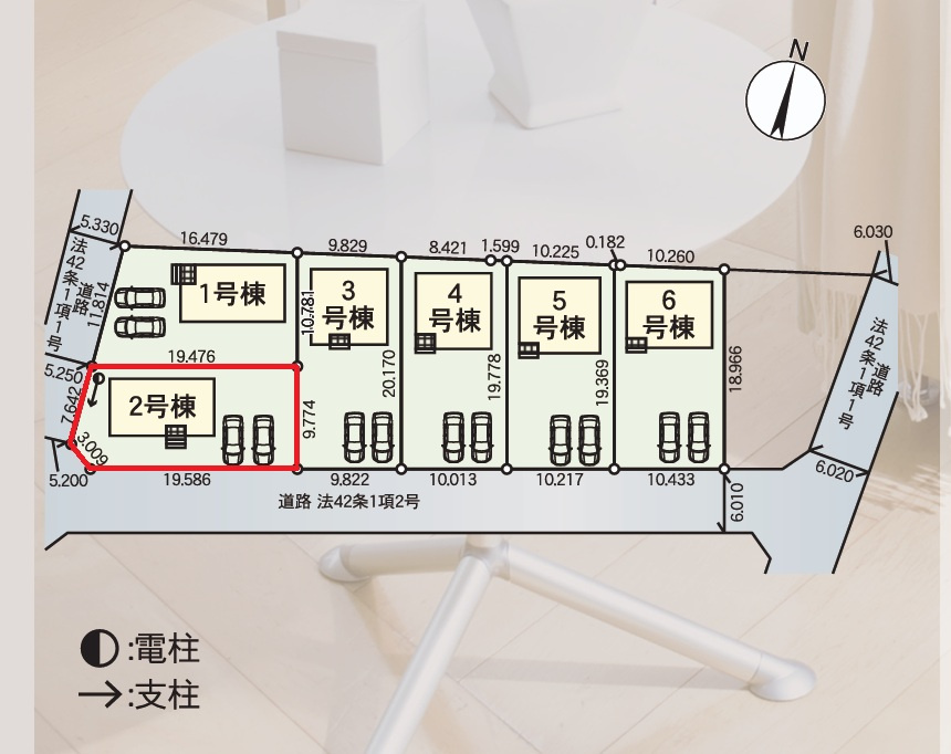 Cradlegarden　 茨城町前田　第6　2の前面道路含む現地写真|開放的な角地です。並列駐車可能で車庫入れラクラクです。気になる他の物件と合わせての現地ご案内も可能です。HPから、またお電話でも、お気軽にお問い合わせください。

