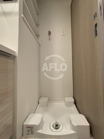 ソルレヴェンテ北堀江Qの洗面所|ソルレヴェンテ北堀江Q　洗濯機置き場