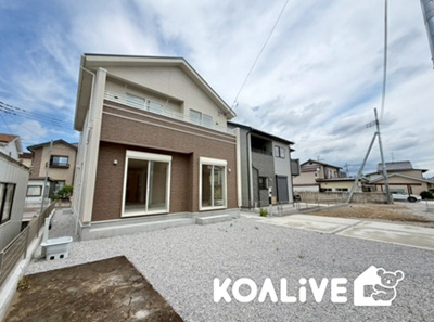 【外観】 | 前橋市龍蔵寺　新築住宅 | 現地ご案内ツアー開催中！早朝やお仕事帰りのご見学にもすぐ対応致します！見学ご予約はコアライブまでお気軽にお問い合わせ下さい！