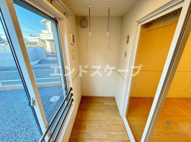 プチボヌールⅡのバルコニー|高崎、前橋のお部屋探しはエンドスケープまで！お客様の理想お聞かせ下さい♪