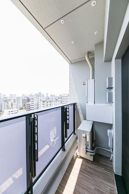 ライオンズフォーシア清澄白河のバルコニー