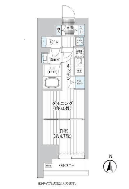 ライオンズフォーシア清澄白河の間取り
