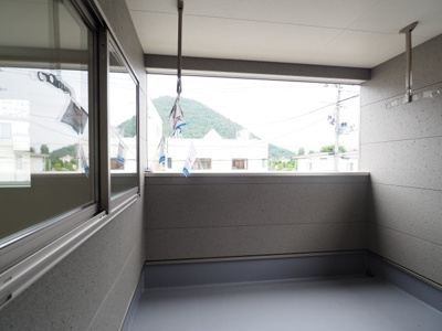 【バルコニー】 | Cradle garden　山形市あさひ町第1　2号棟