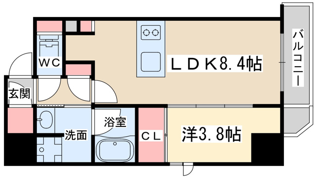 【間取り】 | CREA　TIF堂島