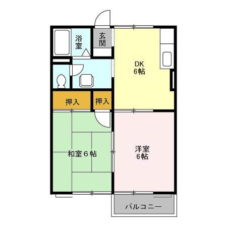 【間取り】 | エスポワール壱番館