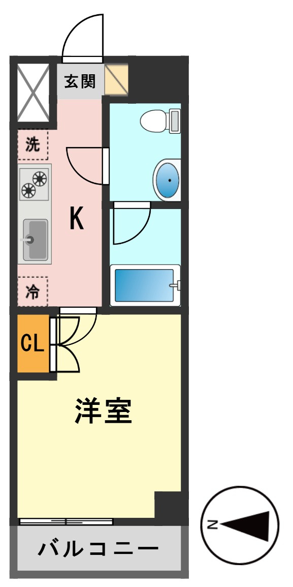マイナビSTAY新小岩WEST(HY's新小岩)の間取り