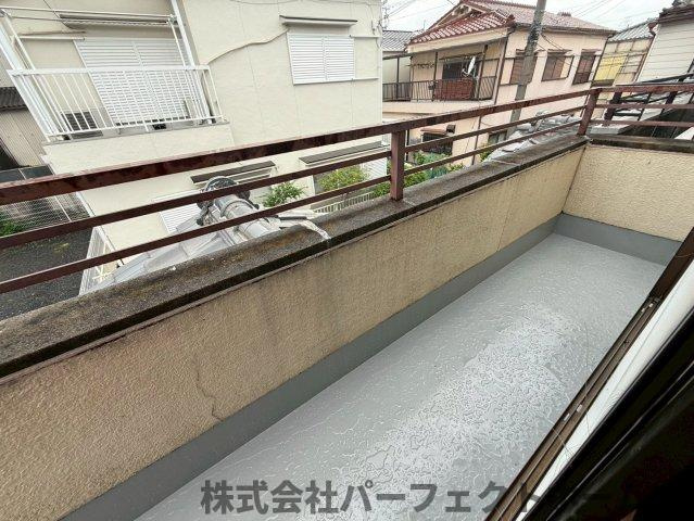 東船橋2丁目テラスハウスのバルコニー|広々としたバルコニーです