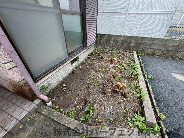 東船橋2丁目テラスハウスの庭|簡単な家庭菜園も楽しめるお庭です