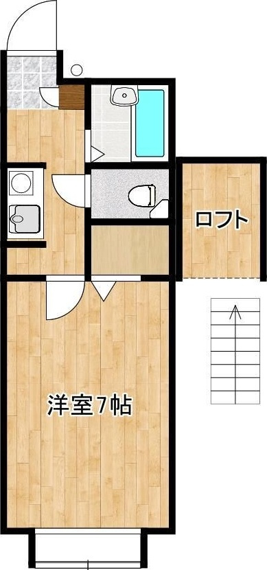 パンシオン・フルールの間取り