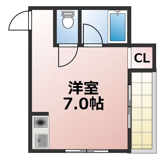 【間取り】 | シティハイム森ノ宮　仲介手数料無料