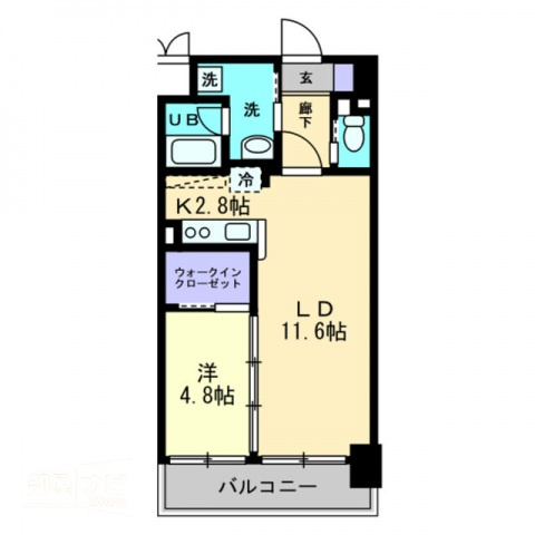 【間取り】 | アルファレガロ西古松