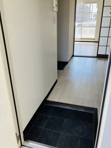 サンコーポ東古松の玄関