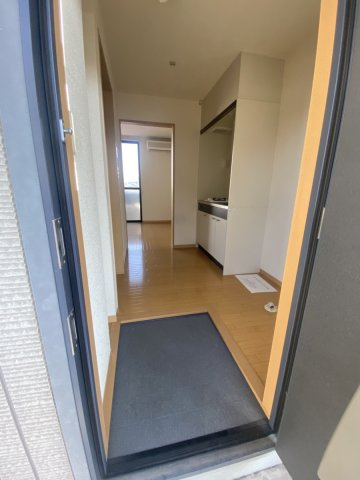 ウッドヴィレッジの玄関