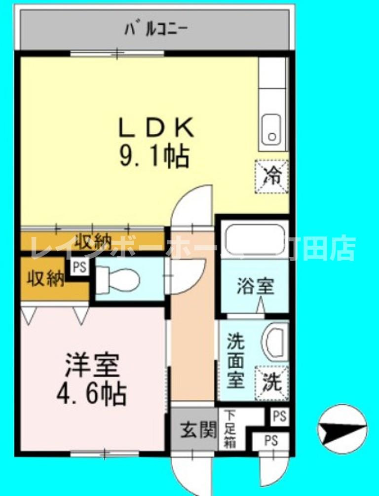 メゾンクレール※初期費用分割あと払いサービス利用可能物件の間取り