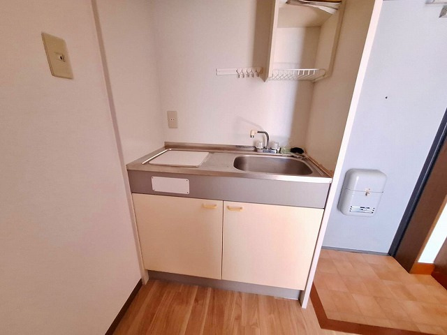 岡山市北区十日市西町の賃貸マンションのキッチン