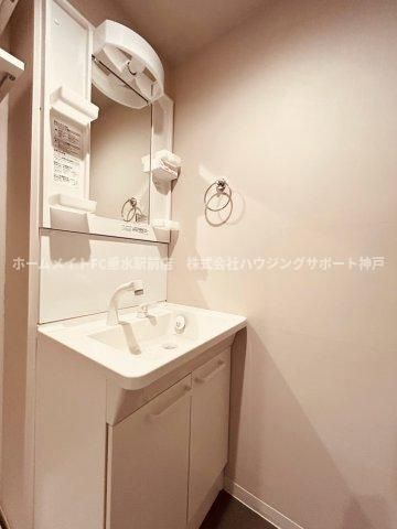 メゾンソレイユの洗面所
