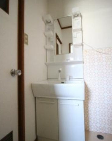 マンション難波の洗面所