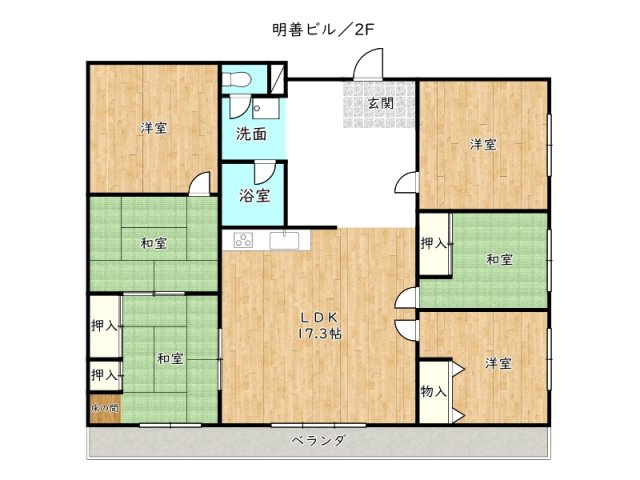 【間取り】 | 明善ビル