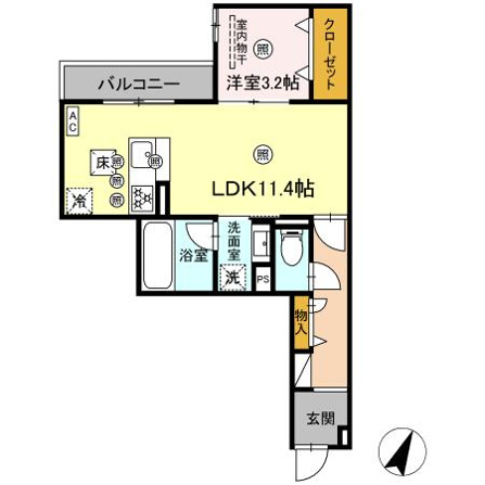 Ｄ-Ａｘｉｓ旭　Ａ棟