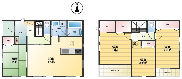 【間取り】 | 行田市向町　中古戸建