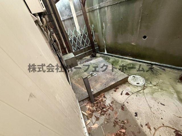 末広町戸建　賃貸の設備|洗濯機置場です
