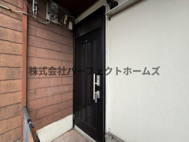 末広町戸建　賃貸の玄関|玄関です