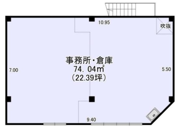 金田町２丁目倉庫の間取り